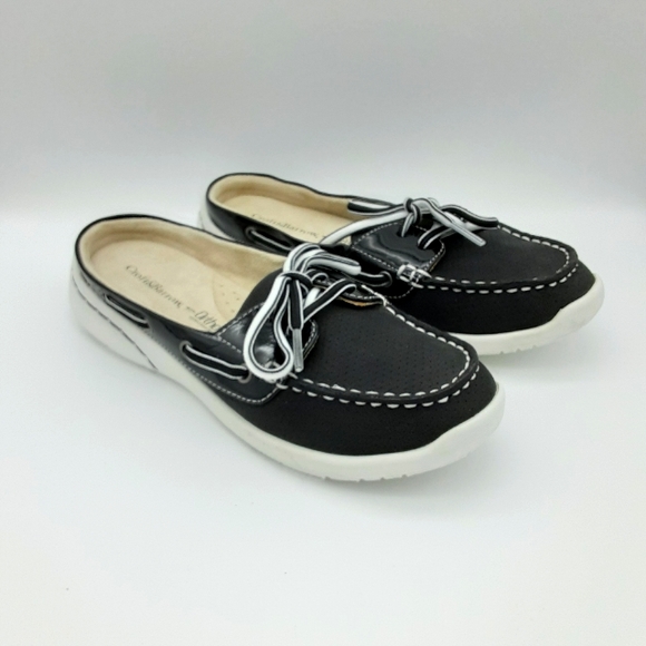 croft & barrow Shoes Croft Barrow Ortholite Boat Shoes Black Suede